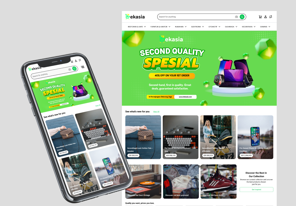 Website & Mobile Design Bekasia